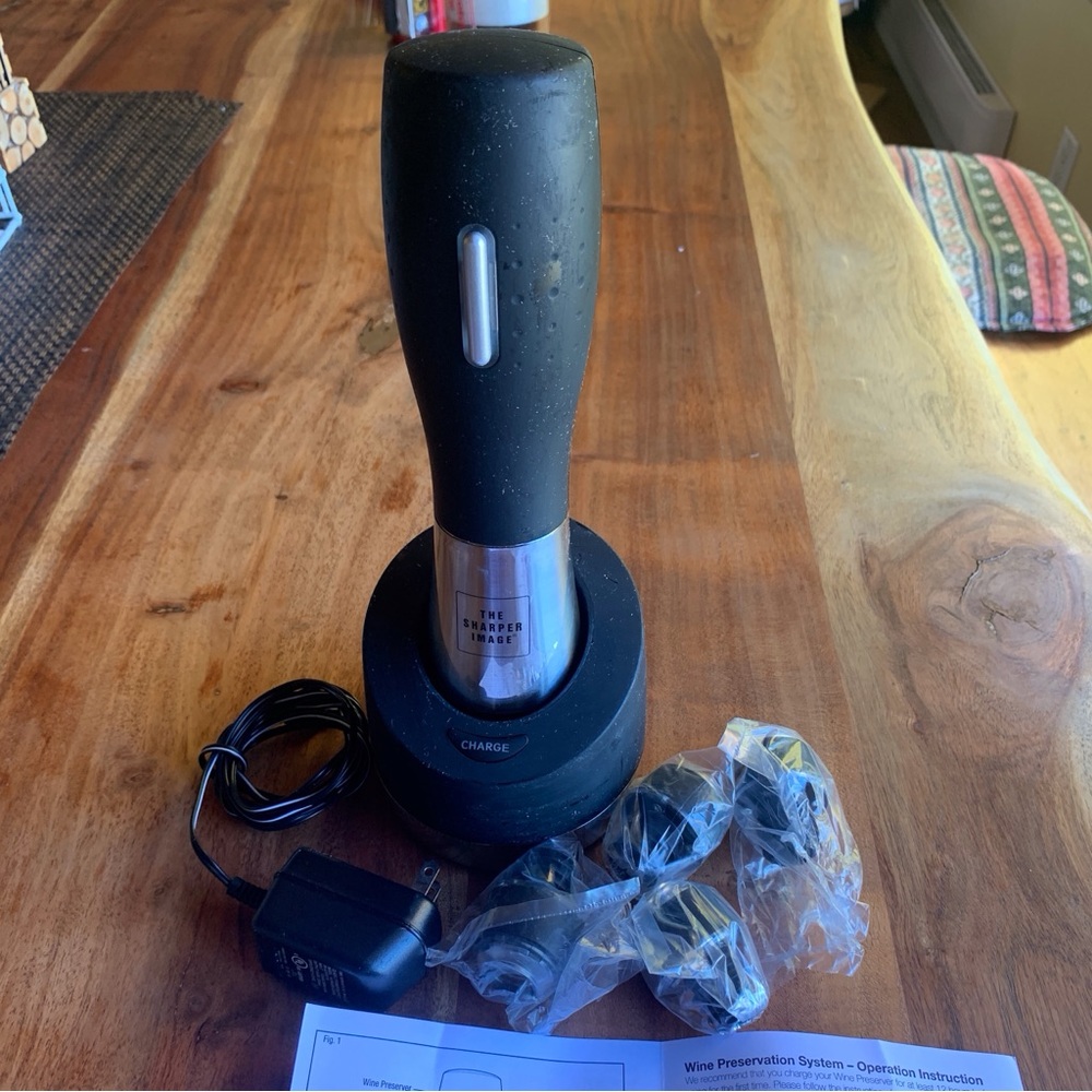 The Sharper Image wine preserver system